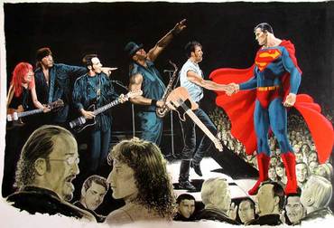 Bruce Springsteen and the E Street Band plus Superman